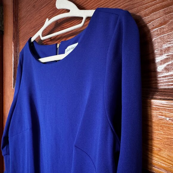 Calvin Klein dress, royal blue - Picture 1 of 3